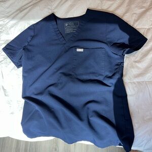 FIGS Navy Scrub Top